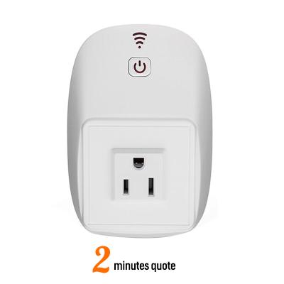 China Residential/Multi-Purpose American standard wifi outlet power socket remote control smart case CZ120 USA for sale