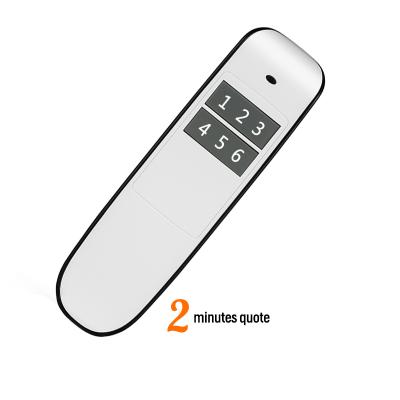 China Simple And Fashion High End Customized RF Wireless Remote Control Material Shell Silicone Plastic Case With ABS+PC for sale