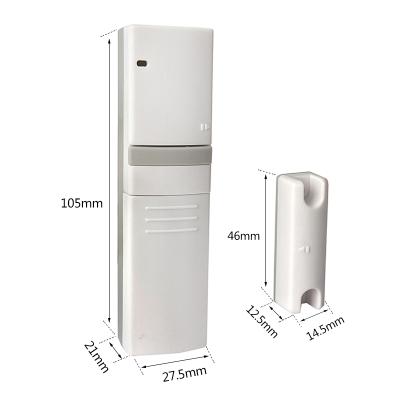 China Smart Home Wireless Anti-theft Smart Plastic Magnetic Switch Door Housing Sensor Alarm APP Mobile Phone Plastic Fence Security for sale