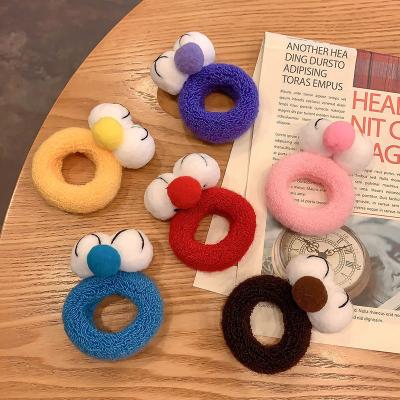 China Big Eyes Hair Band Hair Ring Style Animal Shape Hair Accessories Popular Korean Funny Elastic Children Accessories for sale