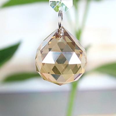 China MH-12742 Prisms Ball of Europe Champagne Golden Teak Chandelier Crystal for sale