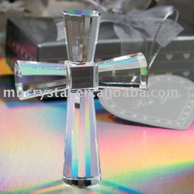 China Europe MH-15017 Crystal Cross Figurine for sale