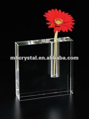 China China Crystal Block Bud Vase MH-V039 for sale