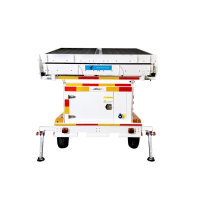 China Portable CCTV Industrial Mobile Telescopic Camera Emergency Power Mast Trailer Solar Power Station for sale