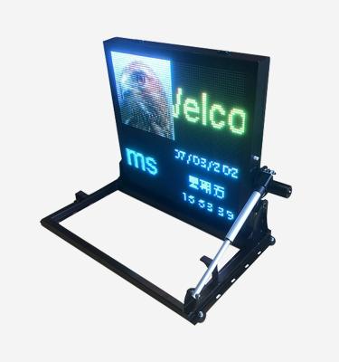 China Vehicle Mounted Variable Billboard Solar Controller Panel Warning Road Information Advertising Traffic Message for sale