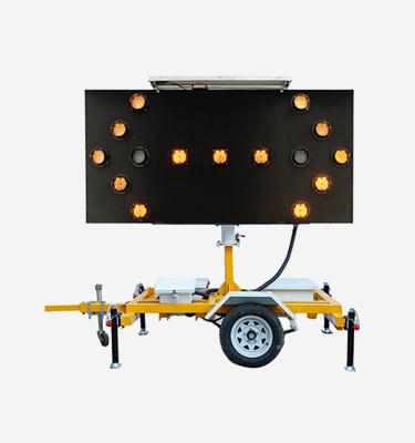 China Road Construction Area Warning Signs Large Used Amber Led Traffic Arrow Sign Mounted Board for sale