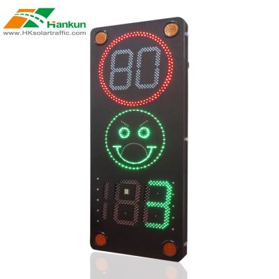 China Pedestrian Led Traffic Warning Sign Indicator Signs Return Display Radar Activated Speed ​​Limit Signs for sale