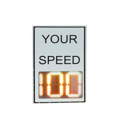 China Pedestrian Led Display Speed ​​Signs Detector Pedestrian Traffic Signa Solar Flashing Radar for sale