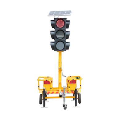 China Roadway Safety 4 Way Traffic Lights Led Stop Sign Mobile Solar Traffic Lights Light 1700*2050*2200mm Can Be Customized for sale