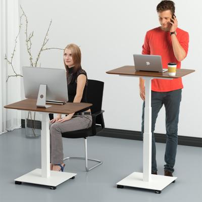 China Adjustable Height Electric Sit Stand Lifting Furniture Frame Desk Metal Desk (Height) for sale