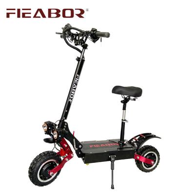 China China Hot Selling Electric Scooter 5600w E Kick Scooter Unisex Electric Double Motor Two Wheel Foldable Scooter With Seat for sale