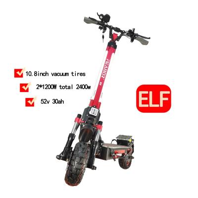 China 2021 New Design 52v Unisex Adult Scooter Double Motor 2400W Electric Scooter Max Speed ​​65km/h for sale