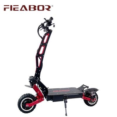 China Foldable Adult Electric Scooter 60V 36ah 5600w Dual Brushless Motors Unisex With Big Comfortable Seat for sale