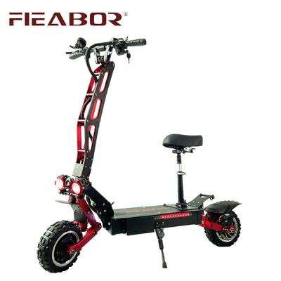 China China Wholesale Unisex 5600W 60V 35ah Dual Motor Powerful Off Road Electric Scooter With Removable Seat for sale