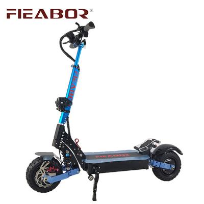 China Unisex 11 Inch High Speed ​​Foldable Electric Off Road Scooter 60mph Powerful Double Tire Motor For Adult for sale