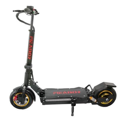 China 10 inch unisex lightweight scooter 36/48/52 v electric scooter 500w/1000w easy foldable double motors for sale