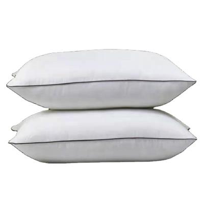 China Best Low Price Anti-Static Low Quality Sustainable Regenerated Natural Pillow Bed Pocket Spring Rest Medium Soft Feather Bed Pillow for sale