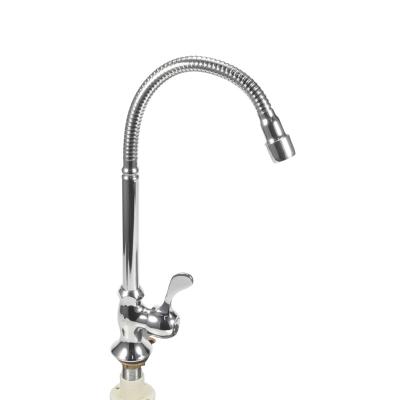 China Other Manufacture Professional Faucet With Cold Water Single Hole Chrome Plating Polished Zinc Alloy Basin Faucet Faucets For Kitchen for sale