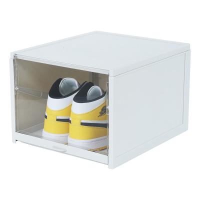 China Plastic Storage Exhibit Storage Box PP Shoe Viable Shoe Box Storage Box Dustproof Shoe Containers Shoe Box for sale