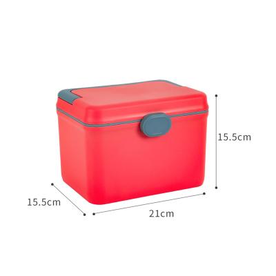 China Viable 2 Layer Medicine Storage Organizer Medicine Box Medicine Holder Storage Bottle for sale