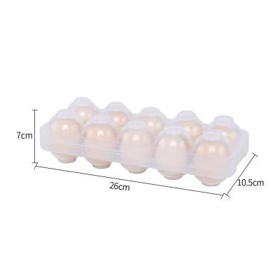 China Transparent Stackable Plastic Storage Egg Storage Box Box Freshness Preservation Egg Egg Storage Box for sale