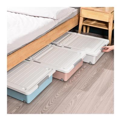 China Viable variety of underbed storage box home storage box by styles for clothes plastic storage boxes with lid for sale