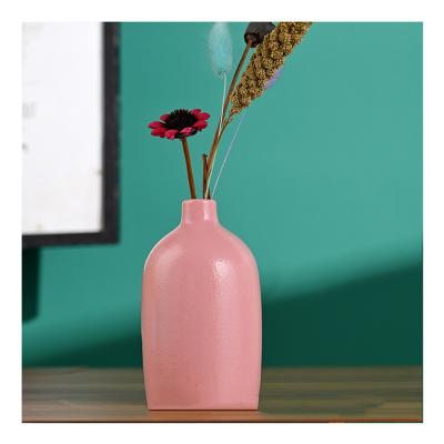 China Cylinder Customized Vase 2021 Minimalist Ceramic Vases Decor Creativity Vases for sale