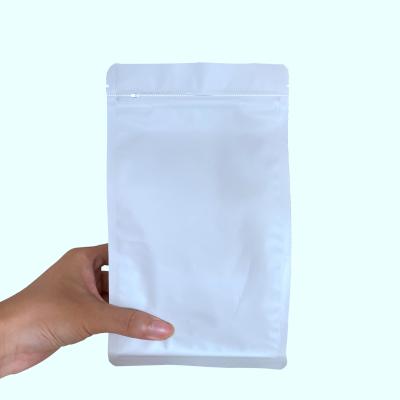 China LOW MOQ 1000 Pcs of Safety Laminate Stand Up Zip Lock Food Bag For Skus Popcorn Packaging for sale