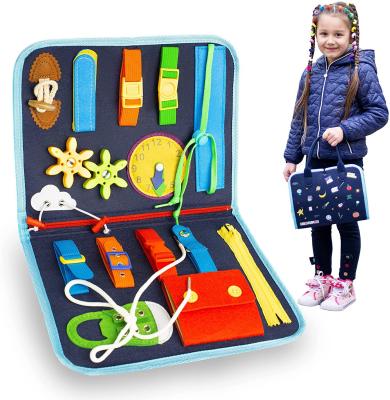 China Custom Multifunctional Busy Educational Busy Sensory Toys Montessori Boards EE687 Montessori Toys Math Toys Busy Board Sensory Toys As Picture for sale