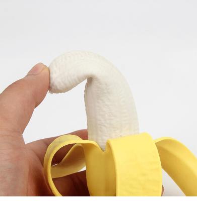 China Adult Educational Toy TPR Banana Ornament Relaxing Squishy Squishies Squishies Squishies Worry Silicone EE400 For Kids for sale