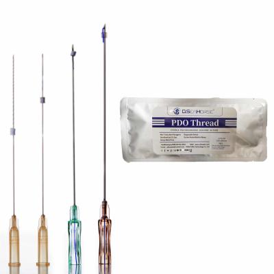 China Stachelzahn-Faden CER 4D der naht-PDO mit L Draht-Tatsachen-Aufzug des Cannula-19g*100mm zu verkaufen