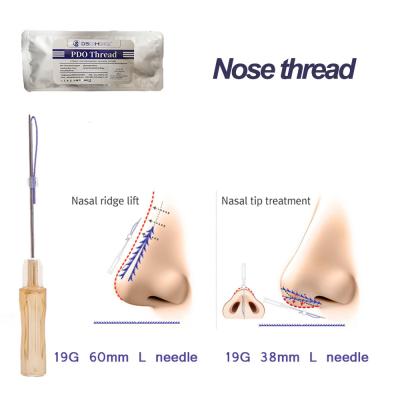 China fadenlift thread lifting korea for nose 19g60mm lift korea pdo nose thread lift for sale