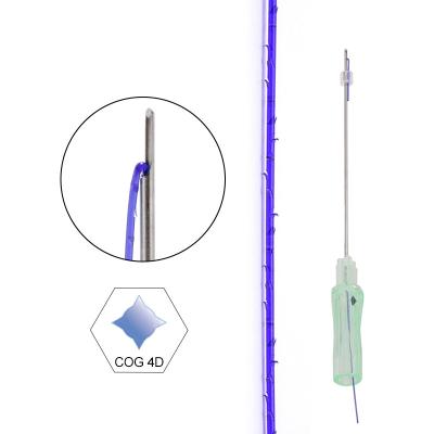 China Roda denteada de levantamento 4D L agulha da linha da pele PCL para a cara que aperta 25g 38mm à venda