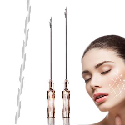 China PLLA Suture  Derma V Line Threads Lifting Face Threads Needle for sale