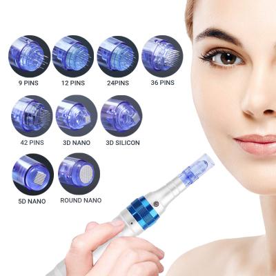 China Cartuchos inalámbricos Microneedle de Microneedling Pen Dr Pen A6 16pin del maquillaje permanente en venta