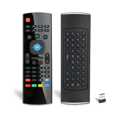 China Android TV Box USB Keyboard 2.4GHz Wireless Air Mouse Remote Control For Android Mini PC TV Box for sale