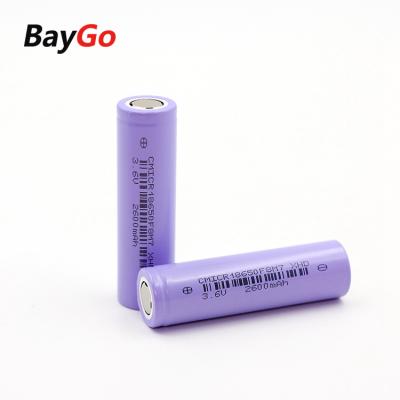 China Plays BayGo Hot Selling 18650 Li-ion Battery Power Lithium Li-ion Batteries for sale