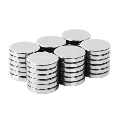 China Industrial Magnet N52 Super Strong Button Iron Born Disc N35 Neodymium Flat Round Circle Magnet Powerful Customized Rare Earth NdFeB Magnets for sale