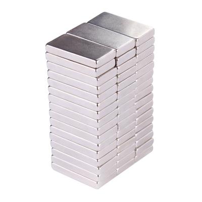 China Industrial Magnet N52 N35 super strong permanent magnet block magnet rare earth rectangular neodymium earth flat magnet for sale