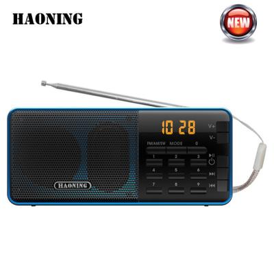 China Diaphgram Sound System Haoning Factory Price Digital Scan AM Fm Switch Outdoor Auto Radio Speaker for sale