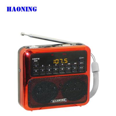 China Portable Diphragm Sound System Factory Price Digital AM FM Switch Radio Speaker with USB TF for sale