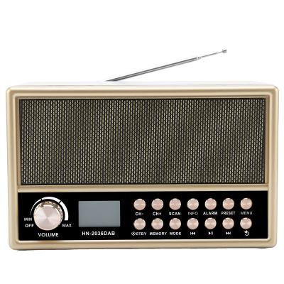 China Dongguan DAB+FM Digital Wooden Top Dab Radio Speakers Usb port/TF Card Retro Wooden Home Shiny Radio for sale