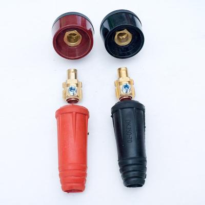 China Fast link welding machine welidng cable electrode plug connector welding plug for welding machine for sale