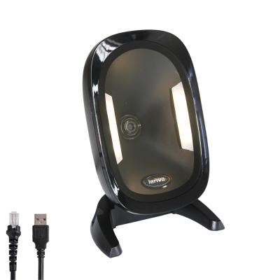 China LENVII D2200 Auto Barcode Scanner Platform Omnidirectional 1D 2D QR Scanner USB Super Efficient Scanning A4 for sale