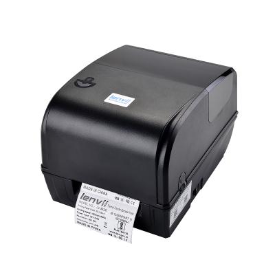 China LENVII LV-3822I 4in/120mm Black and White Barcode Printer Thermal /Thermal Transfer Label Barcode Printer for sale