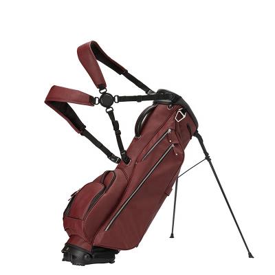 China Golf Bag Golf Stand Bag Synthetic Leather  Known for its Durability Color-Fastness  and Clean Look for sale