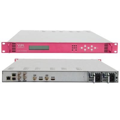 China SD HD MPEG4 AVC MPEG2 IP Encoder With SDI Input ASI IP Output Video Encoder YUK2000-2 for sale