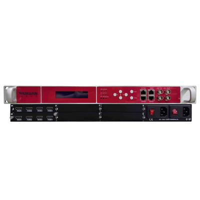 China Digital TV Yukuan Encoder IPTV 8 Channel H.264 1080P Full HD Encoder With Dual Redundant Power Supply for sale