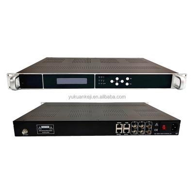 China IPTV 16 IP QAM Modulator Digital TV IP QAM Modulator in 1 IP ASI Input and RF Output for sale