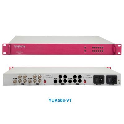 China Power Off Support Pass Through Broadcast One 1x8 Or Two 1x4 Digital Video 3G/HD/SD-SDI/DVB-ASI Distributor Splitter 1U Rack for sale